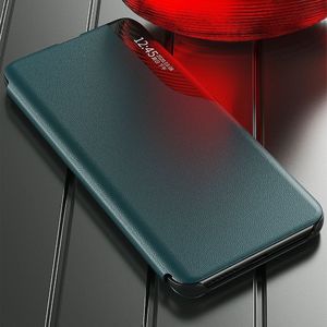 Hurtel Eco Leather View Case elegancki futerał etui z klapką i funkcją podstawki Xiaomi Redmi Note 10 Pro czarny 9