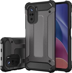 Hurtel Hybrid Armor pancerne hybrydowe etui pokrowiec Xiaomi Redmi K40 Pro+ / K40 Pro / K40 / Poco F3 czarny 2