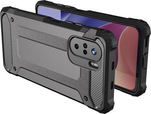 Hurtel Hybrid Armor pancerne hybrydowe etui pokrowiec Xiaomi Redmi K40 Pro+ / K40 Pro / K40 / Poco F3 niebieski 3