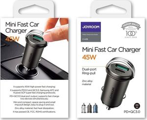 Ładowarka Joyroom C-A35 1x USB-A 1x USB-C 5 A  (6941237136404) 5