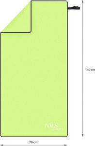 Nils Extreme Ręcznik z mikrofibry Nils Aqua NAR11 140x70 cm zielony 6