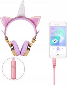 Słuchawki Cat Ear  jednorożec J3 4