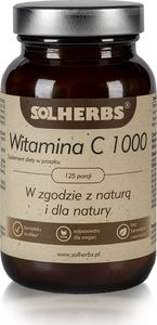 SOLHERBS Witamina C 1000 (kwas L-askorbinowy) w proszku SOLHERBS 1