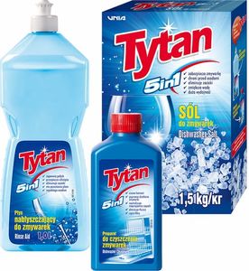 Tytan Sól do zmywarek, czyścik, nabłyszczacz Tytan PROMO 1