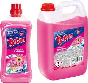 Tytan UNIWERSALNY PŁYN DO MYCIA KWIATOWY TYTAN 5kg+1,25l 1