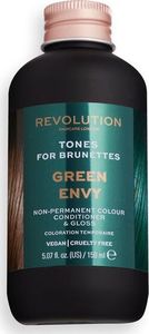 Revolution Haircare London Revolution Haircare London Tones For Brunettes Farba do włosów 150ml Green Envy 1