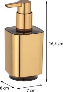 Dozownik do mydła Wenko Dozownik na mydło Auron złoty 330 ml 3