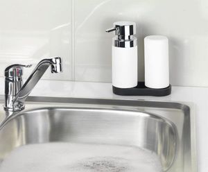Dozownik do mydła Wenko Dozownik na mydło płyn do naczyń Easy Squeez 2w1 4