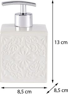 Dozownik do mydła Wenko Dozownik na mydło Cordoba White 500 ml 3