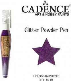 Cadence Długopis z brokatem holograficznym CADENCE 10g - Purple Dalprint 1