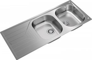 Zlewozmywak Teka Universe 80 T-XP 2B 1D Stal polerowana (115170001) 4