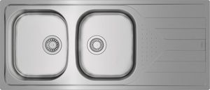 Zlewozmywak Teka Universe 80 T-XP 2B 1D Stal polerowana (115170001) 8