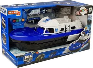 Lean Sport Łódź transportowa policyjna z autkami, z dźwiękiem i światłami 6