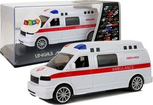 Lean Sport Ambulans Karetka Pogotowia z Napędem Dźwięk Syrena Światła 1