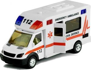Lean Sport Ambulans Karetka Pogotowie Jeździ Gra Świeci 1:48 1