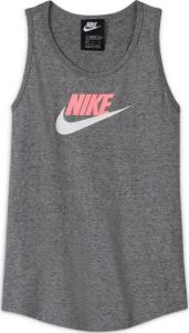 Nike Koszulka Nike Sportswear Big Kids' (Girls') Jersey Tank DA1386 091 DA1386 091 szary XL 1