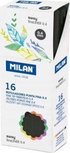 Milan Cienkopis Sway Fineliner czarny (16szt) MILAN 1