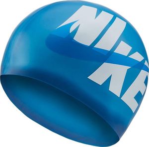 Nike Czepek pływacki Nike Logo Cap NESSA203 424 NESSA203 424-S niebieski senior 1