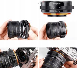 Kf Adapter Do Olympus Micro 4/3 M4/3 Na Nikon G F Ai / Kf06.454 3