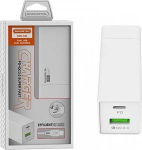 Ładowarka Somostel SMS-A80 1x USB-A 1x USB-C 2 A (29260) 5