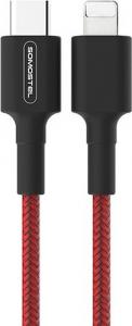 Kabel USB Somostel USB-C - Lightning 1 m Czerwony (28861) 1