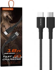 Kabel USB Somostel USB-C - USB-C 1 m Czarny (28859) 3