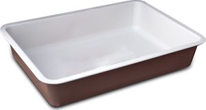 Lumarko forma blacha do pieczenia tłoczona 340x230 non-stick caffe creme (990-67/7) 1