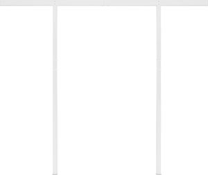 vidaXL Ręcznie zwijana markiza z słupkami, 3x2,5 m, antracytowa 7