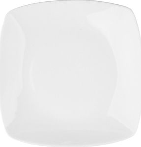 Lumarko Mariapaula moderna kwadratowa biała talerz płytki 25cm 1