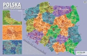 Artglob Podkładka na biurko - kody pocztowe Polska 1