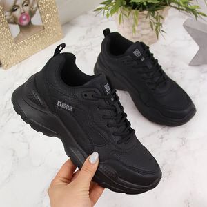 Big Star Buty sportowe damskie czarne Big Star EE274462 40 1