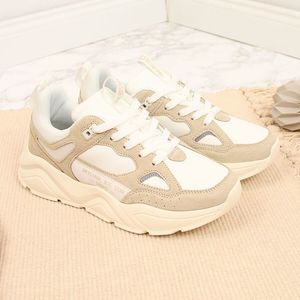 Big Star Sneakersy damskie na platformie białe Big Star GG274657 41 4