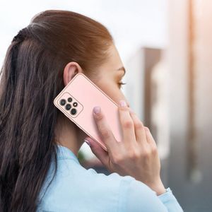 Dux Ducis Dux Ducis Yolo eleganckie etui pokrowiec ze skóry ekologicznej Samsung Galaxy A72 4G różowy 12