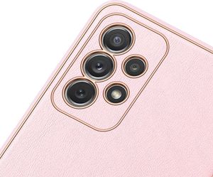 Dux Ducis Dux Ducis Yolo eleganckie etui pokrowiec ze skóry ekologicznej Samsung Galaxy A72 4G różowy 3