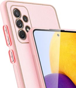 Dux Ducis Dux Ducis Yolo eleganckie etui pokrowiec ze skóry ekologicznej Samsung Galaxy A72 4G różowy 4