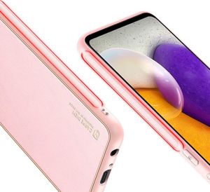 Dux Ducis Dux Ducis Yolo eleganckie etui pokrowiec ze skóry ekologicznej Samsung Galaxy A72 4G różowy 6