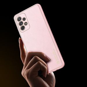 Dux Ducis Dux Ducis Yolo eleganckie etui pokrowiec ze skóry ekologicznej Samsung Galaxy A72 4G różowy 9