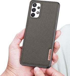 Dux Ducis Dux Ducis Fino etui pokrowiec pokryty nylonowym materiałem Samsung Galaxy A32 4G zielony 6