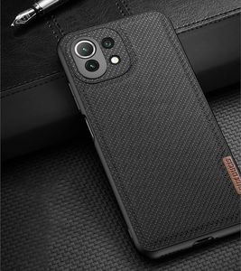 Dux Ducis Dux Ducis Fino etui pokrowiec pokryty nylonowym materiałem Xiaomi Mi 11 Lite 5G czarny 12