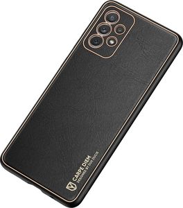 Dux Ducis Dux Ducis Yolo eleganckie etui pokrowiec ze skóry ekologicznej Samsung Galaxy A72 4G czarny 2