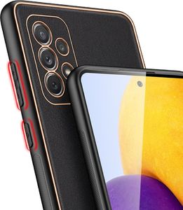 Dux Ducis Dux Ducis Yolo eleganckie etui pokrowiec ze skóry ekologicznej Samsung Galaxy A72 4G czarny 4