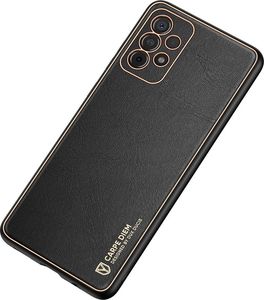 Dux Ducis Dux Ducis Yolo eleganckie etui pokrowiec ze skóry ekologicznej Samsung Galaxy A52 5G / A52 4G czarny 2