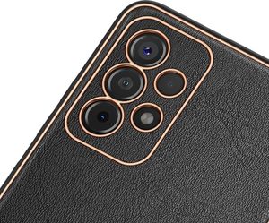 Dux Ducis Dux Ducis Yolo eleganckie etui pokrowiec ze skóry ekologicznej Samsung Galaxy A52 5G / A52 4G czarny 3