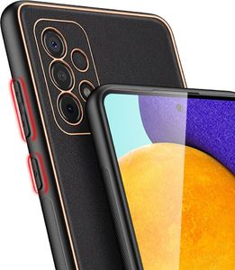 Dux Ducis Dux Ducis Yolo eleganckie etui pokrowiec ze skóry ekologicznej Samsung Galaxy A52 5G / A52 4G czarny 4