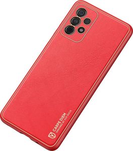Dux Ducis Dux Ducis Yolo eleganckie etui pokrowiec ze skóry ekologicznej Samsung Galaxy A52 5G / A52 4G czerwony 2