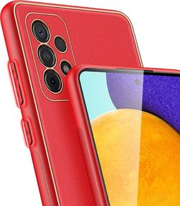 Dux Ducis Dux Ducis Yolo eleganckie etui pokrowiec ze skóry ekologicznej Samsung Galaxy A52 5G / A52 4G czerwony 4