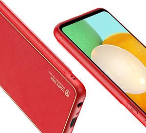 Dux Ducis Dux Ducis Yolo eleganckie etui pokrowiec ze skóry ekologicznej Samsung Galaxy A52 5G / A52 4G czerwony 6