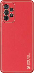 Dux Ducis Dux Ducis Yolo eleganckie etui pokrowiec ze skóry ekologicznej Samsung Galaxy A52 5G / A52 4G czerwony 7