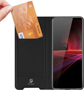 Dux Ducis Dux Ducis Skin Pro kabura etui pokrowiec z klapką Sony Xperia 1 III czarny 2