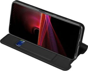 Dux Ducis Dux Ducis Skin Pro kabura etui pokrowiec z klapką Sony Xperia 1 III czarny 6